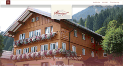 Desktop Screenshot of hotel-kleinwalsertal.at