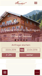 Mobile Screenshot of hotel-kleinwalsertal.at